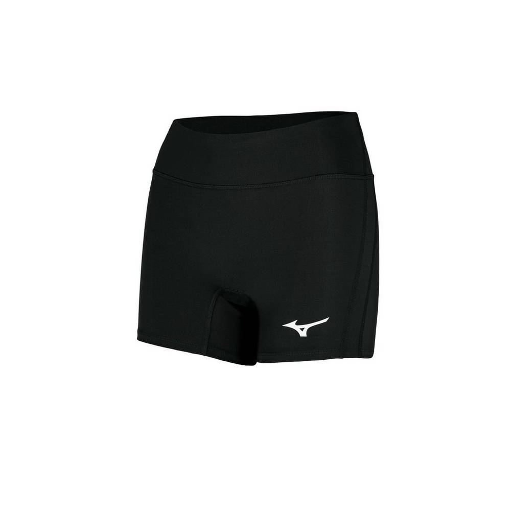 Pantalones Cortos Mizuno Voleibol Elevated 4" Inseam Para Mujer Negros 6307412-IC